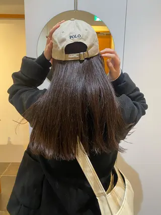 ミディアム カラー 砂原 ひよりのヘアスタイル
