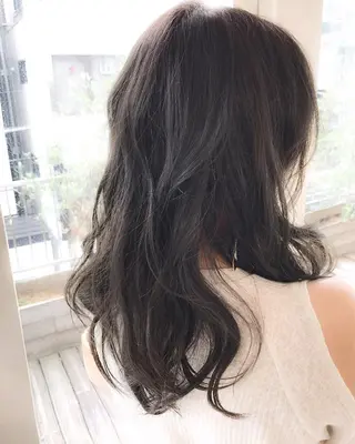 セミロング カラー マンツーマン半個室 tamuraのヘアスタイル