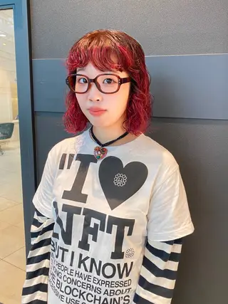 ショート カラー パーマ mai / linoah˚✧のヘアスタイル