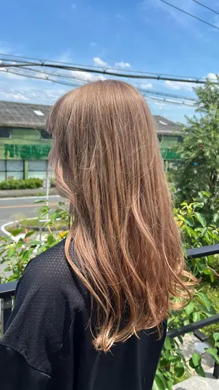 ロング カラー カットモデル✂️ ゆうかのヘアスタイル