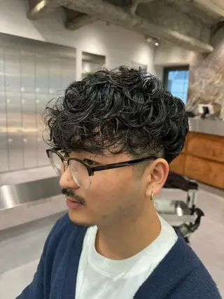 パーマ メンズ メンズ特化ニュアンス パーマ RYOのヘアスタイル