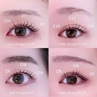 マツエク・マツパ MIREI /freleのマツエク・マツパデザイン