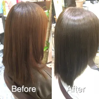 ミディアム カラー CALON銀座　松田 力丸のヘアスタイル