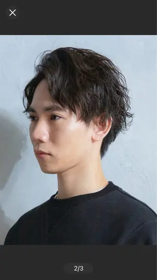 パーマ メンズ カラー/カット toshikiのヘアスタイル