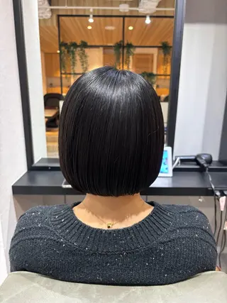 ショート ✨似合わせボブ✨ 縮毛矯正のヘアスタイル
