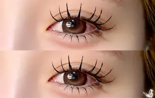 マツエク・マツパ 束感まつげ さりなのマツエク・マツパデザイン
