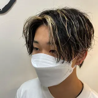 カラー メンズ Luce 杉本のヘアスタイル