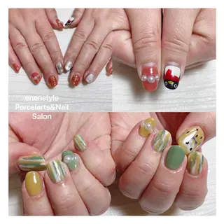 ミディアム ネイル 👑enen style👑のネイルデザイン