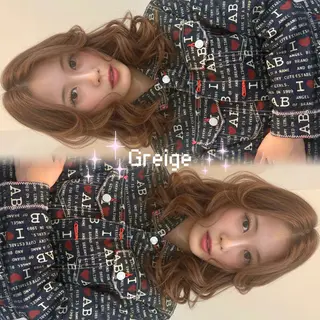 ミディアム カラー kanami/ 中崎町美容室のヘアスタイル