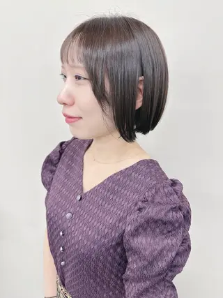 ショート ボブ/ゆるふわ ボブパーマ/とういのヘアスタイル