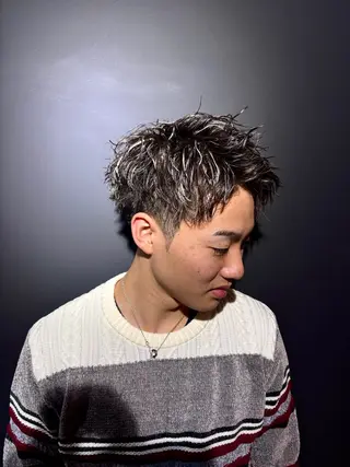 ショート パーマ メンズ 2ndHOUSE 松本晃佳のヘアスタイル