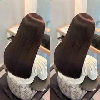 ロング カラー 髪質改善🫧ベージュ 椙山 響のヘアスタイル