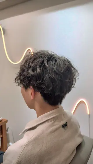 ショート パーマ メンズカット/パーマ 平日限定🦖ハラコのヘアスタイル