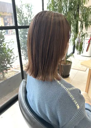 ミディアム 長谷川 大貴のヘアスタイル