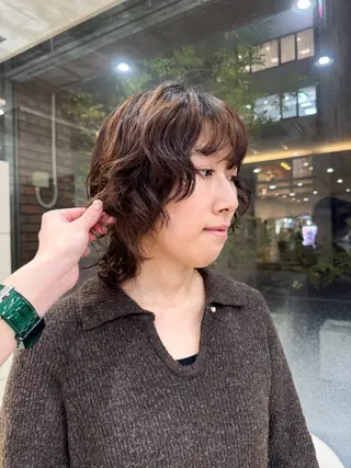 ミディアム パーマ Seeknext // Rukaのヘアスタイル