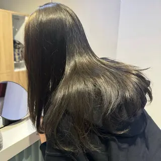 カラー オリーブ🎶アッシュ グレージュちひろ🧸のヘアスタイル