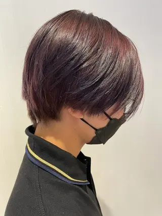 ショート カラー メンズ ナチュラル🧡可愛い MINAMIのヘアスタイル
