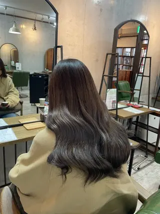 ロング たけうち みずきのヘアスタイル