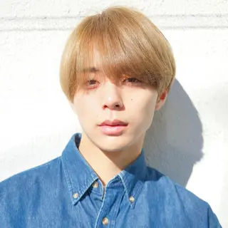 カラー メンズ ショートボブ髪質改善 縮毛矯正のプロ山道潤のヘアスタイル