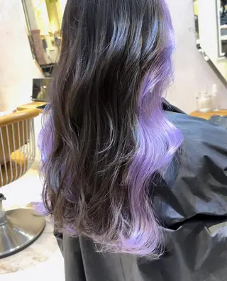 ロング 似合わせカラーの達人 ダブルカラー/森栄範のヘアスタイル