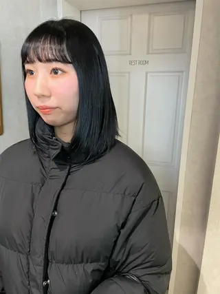ミディアム カラー ナチュラル透明感🌱 小山美樹子のヘアスタイル