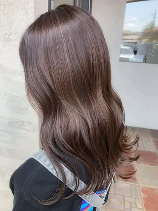 ミディアム カラー SET-UP北長瀬 Yurukiのヘアスタイル