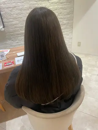 ロング カラー 木下 七海のヘアスタイル