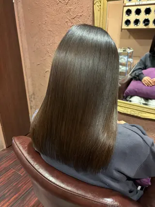 セミロング 星野優弥 /アルカリ酸熱トリのヘアスタイル