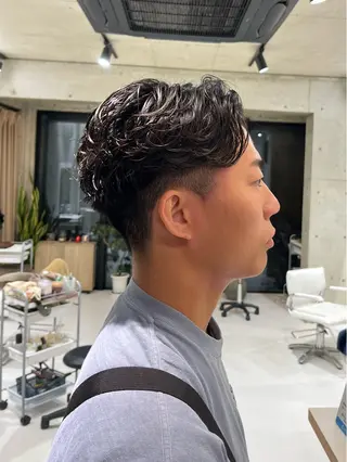 パーマ メンズ nagi所属・横田直也／韓国風 レイヤーカット／千種のヘアスタイル