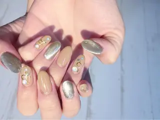 ネイル crystal ⭐︎ colorのネイルデザイン