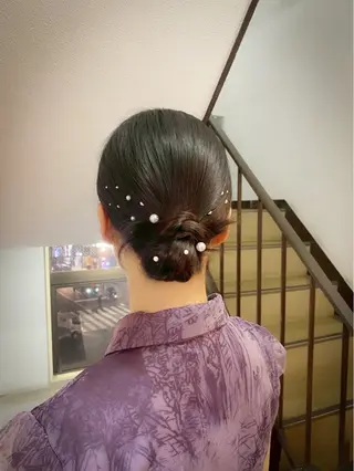 ヘアアレンジ hair make もりした ゆうのヘアスタイル