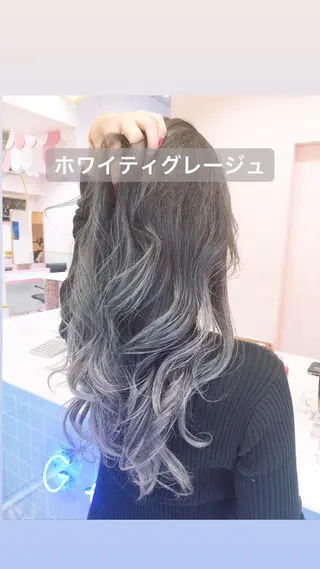 ロング カラー 店長 小池アキトのヘアスタイル