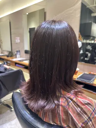 ロング hum立川 水野由香のヘアスタイル