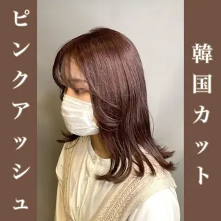 ミディアム カラー 【BIBBIDI】 MIKIのヘアスタイル