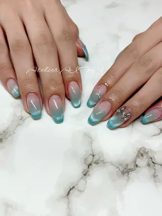 セミロング アトリエAIHA★ フィルイン推奨サロンのネイルデザイン
