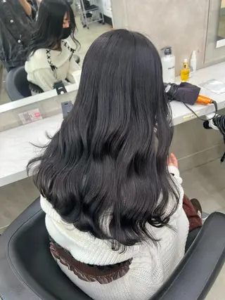 ロング カラー ヘアアレンジ 巻きラク♡レイヤー 🦢こころのヘアスタイル