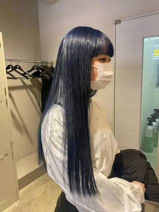 ロング カラー パーマ ヘアアレンジ メンズ キッズ ネイル マツエク・マツパ アイブロウ 韓国/トレンド レイヤー【101】のヘアスタイル