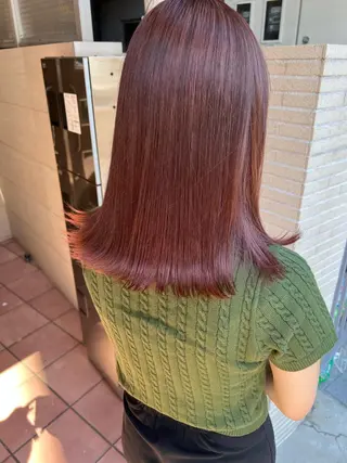 ミディアム カラー Grit 元町店のヘアスタイル