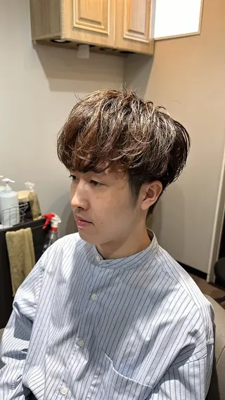 ショート パーマ メンズ メンズ専門 Ryukiのヘアスタイル