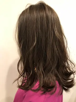 ロング カラー ヘアアレンジ 透明感カラー🤎 ゆりのヘアスタイル