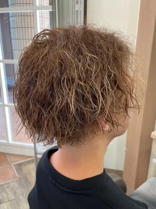 ショート パーマ メンズ メンズパーマ🌀/ 中村郁未のヘアスタイル
