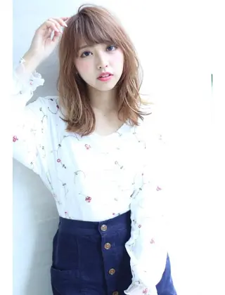 ロング 尾前 了守のヘアスタイル