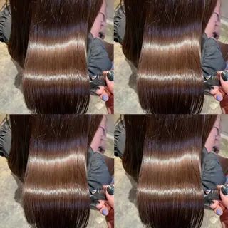 セミロング カラー Minami. 🩵 再現性特化ヘアのヘアスタイル