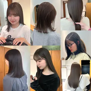 カラー aiko【艶カラー ・ミニモ年内で終了】のヘアスタイル