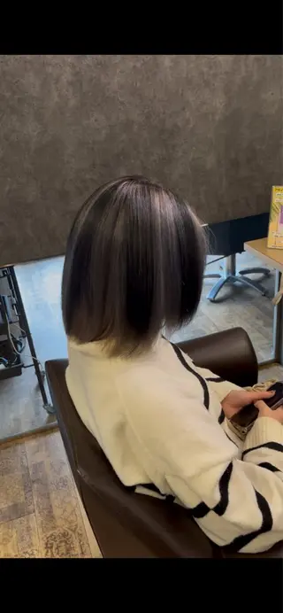 ミディアム カラー 西中島/似合わせ カット/西山昇汰のヘアスタイル