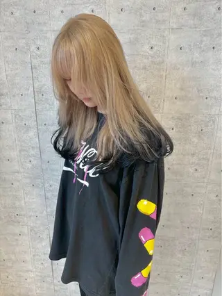 ロング カラー 三浦 悠慎のヘアスタイル