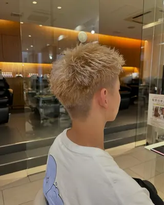 ショート カラー メンズ AUBE HAIR camelia　枚方店所属・メンズパーマ/ メンズカット/渡邊亘のヘアスタイル