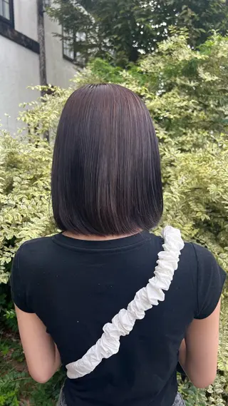 ミディアム いくみ/豊橋 /艶カラー/髪質改善のヘアスタイル