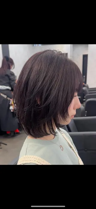 カラー ⋆✦ Leon カット¥1100のヘアスタイル