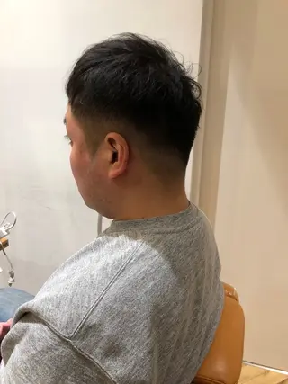ショート メンズ 【大人髪】men's パーマ/潤艶髪のヘアスタイル